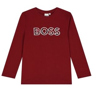 BOSS | Crewneck T-Shirt in Deep Burgundy